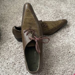 Women leather & cloth shoes